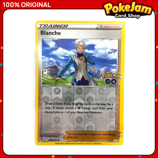 Blanche 64/78 - Reverse Hologram - Pokemon GO - Pokemon Card