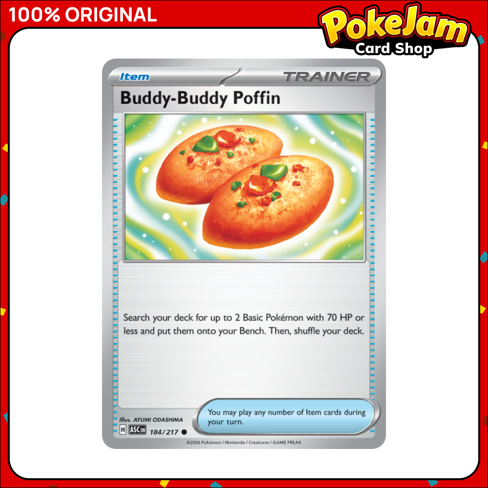 Buddy-Buddy Poffin 184/217 - Common - Ascended Heroes - Pokemon Card