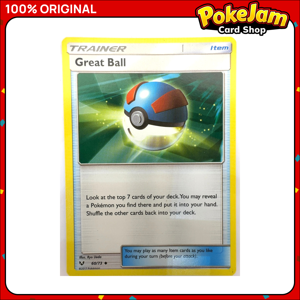Great Ball 60/73 - Uncommon - Shining Legends - Pokemon Card