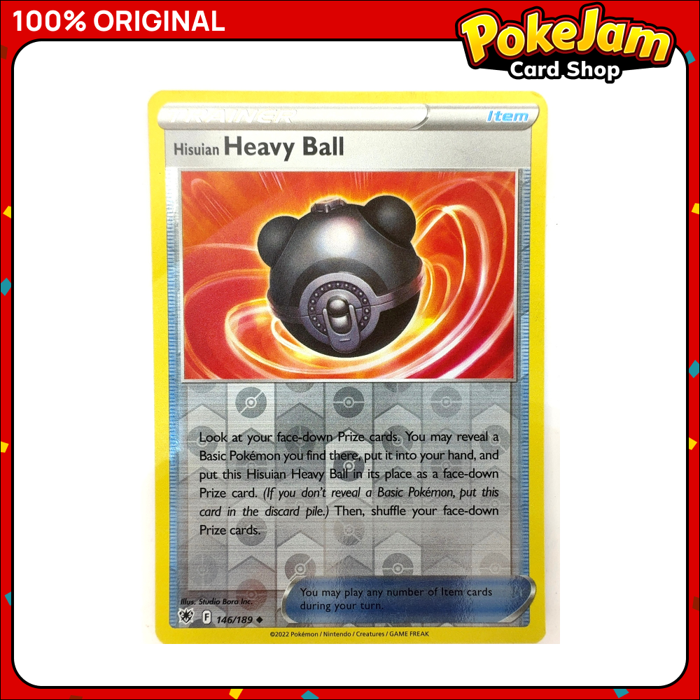 Hisuian Heavy Ball 146/189 - Reverse Hologram - Astral Radiance - Pokemon Card