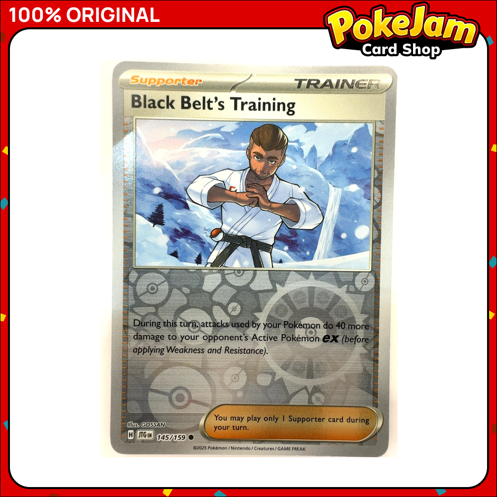 Black Belt's Training 145/159 - Reverse Hologram - Journey Together - Pokemon Card