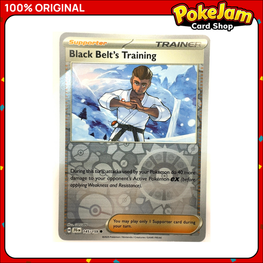 Black Belt's Training 145/159 - Reverse Hologram - Journey Together - Pokemon Card