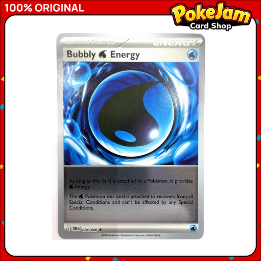 Bubbly Water Energy 84/86 - Reverse Hologram - Chaos Rising - Pokemon Card