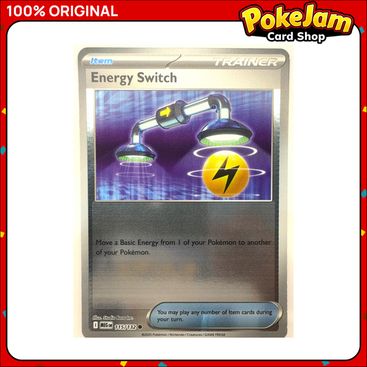 Energy Switch 115/132 - Reverse Hologram - Mega Evolution - Pokemon Card