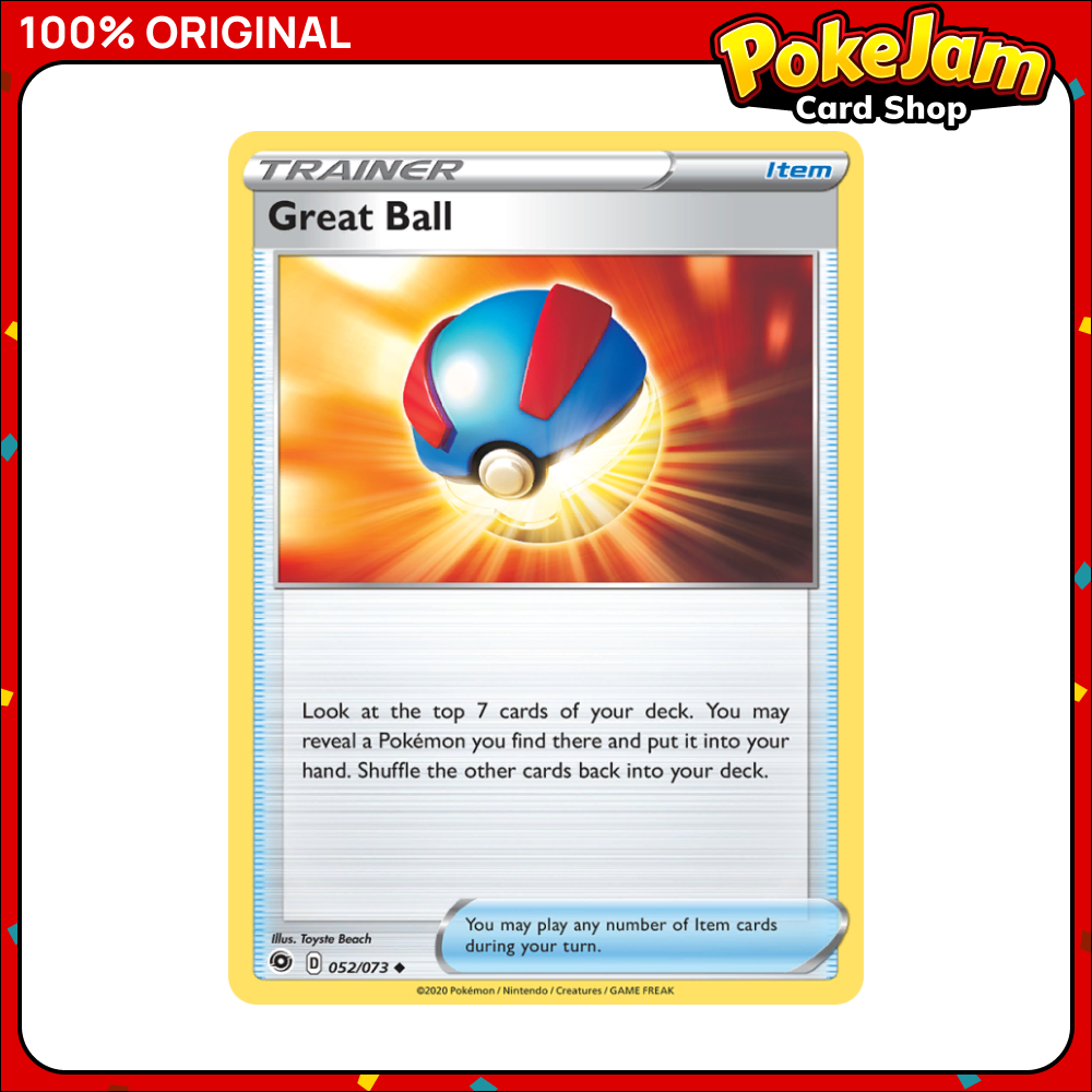Great Ball 52/73 - Uncommon - Champion's Path - Pokemon Card