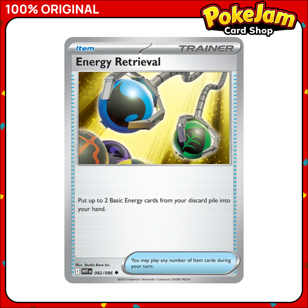 Energy Retrieval 82/86 - Uncommon - White Flare - Pokemon Card