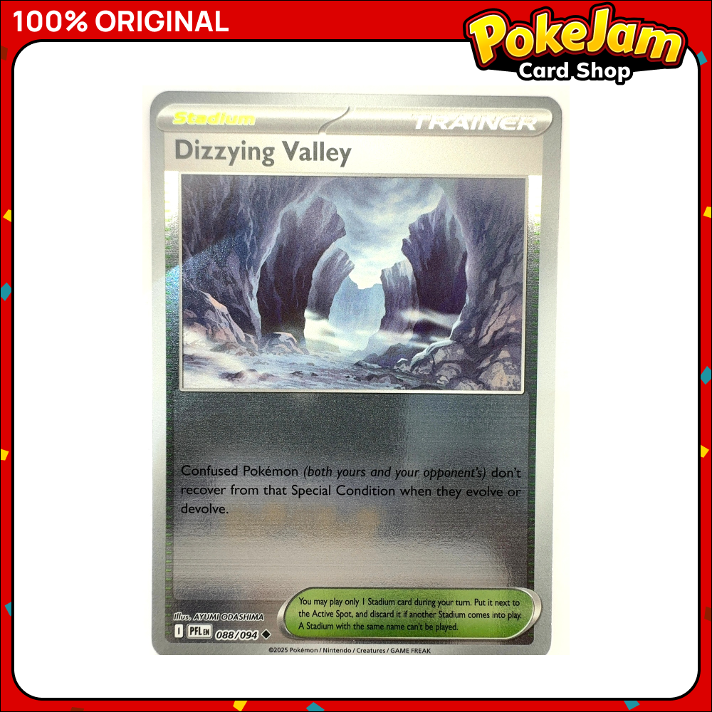 Dizzying Valley 88/94 - Reverse Hologram - Phantasmal Flames - Pokemon Card