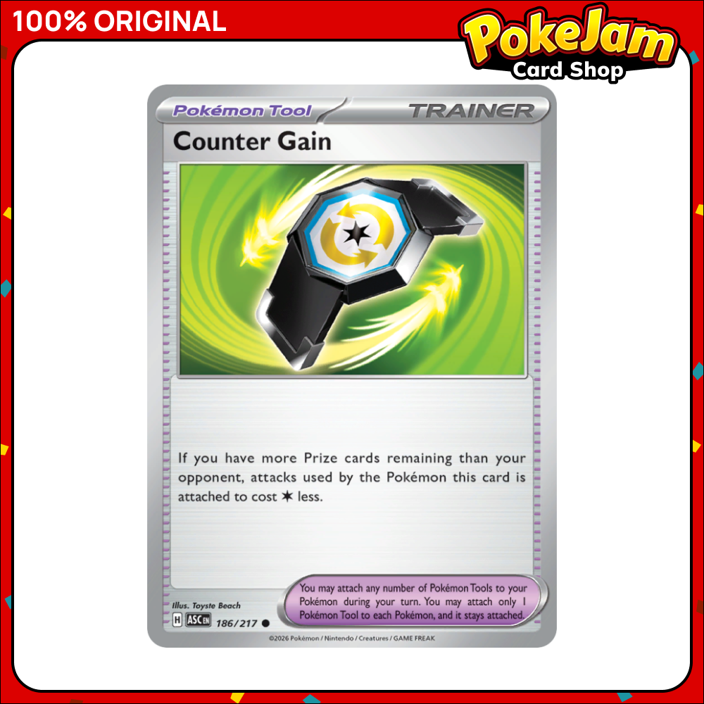 Counter Gain 186/217 - Common - Ascended Heroes - Pokemon Card