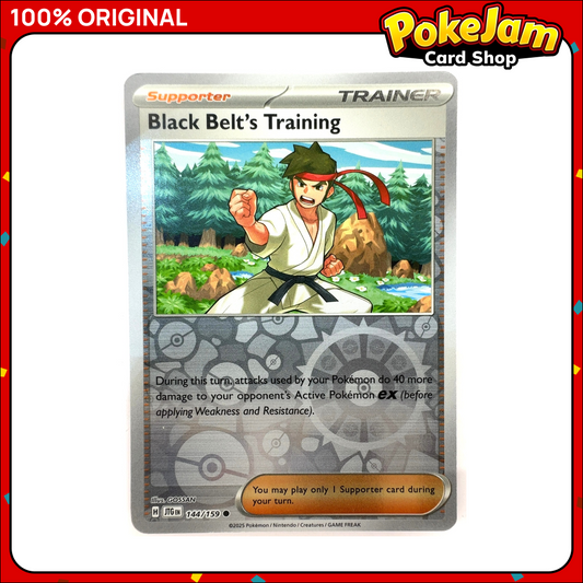 Black Belt's Training 144/159 - Reverse Hologram - Journey Together - Pokemon Card