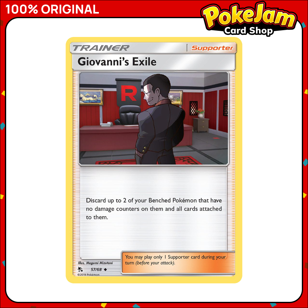 Giovanni’s Exile 57/68 - Uncommon - Hidden Fates - Pokemon Card
