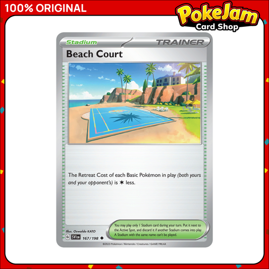 Beach Court 167/198 - Uncommon - Scarlet & Violet - Pokemon Card