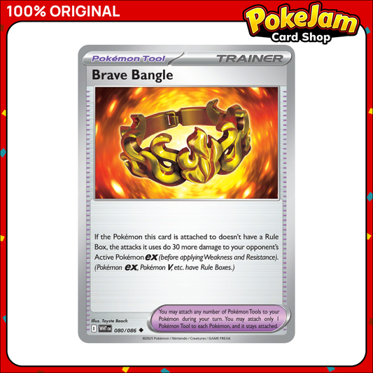Brave Bangle 80/86 - Uncommon - White Flare - Pokemon Card