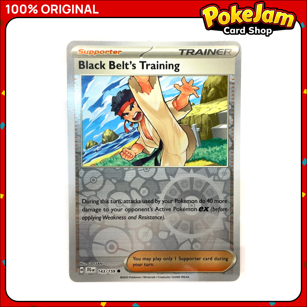 Black Belt's Training 143/159 - Reverse Hologram - Journey Together - Pokemon Card