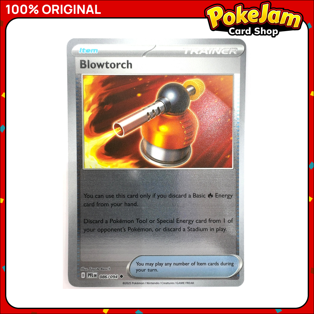 Blowtorch 86/94 - Reverse Hologram - Phantasmal Flames - Pokemon Card