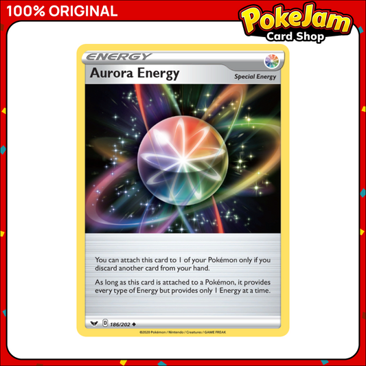 Aurora Energy 186/202 - Uncommon - Sword & Shield - Pokemon Card