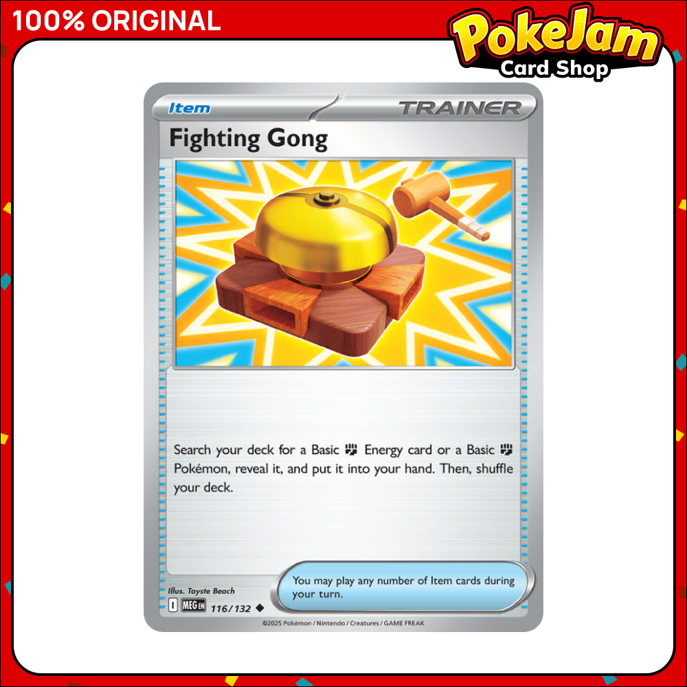 Fighting Gong 116/132 - Uncommon - Mega Evolution - Pokemon Card