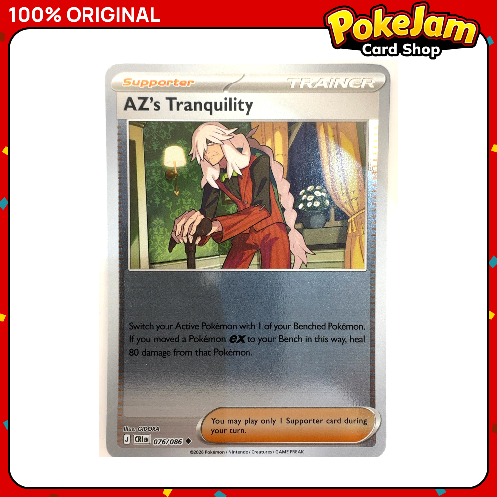 AZ's Tranquility 76/86 - Reverse Hologram - Chaos Rising - Pokemon Card