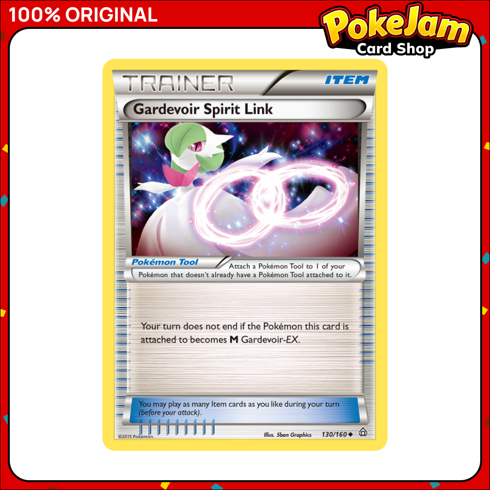 Gardevoir Spirit Link 130/160 - Uncommon - Primal Clash - Pokemon Card