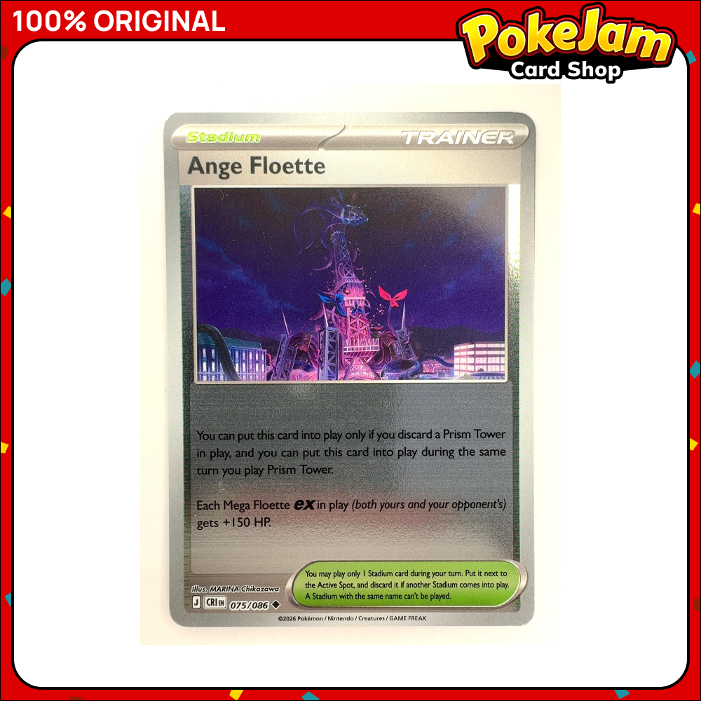 Ange Floette 75/86 - Reverse Hologram - Chaos Rising - Pokemon Card