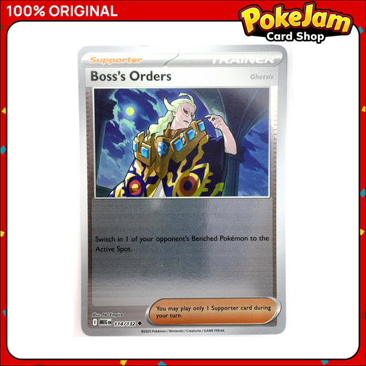 Boss's Orders 114/132 - Reverse Hologram - Mega Evolution - Pokemon Card
