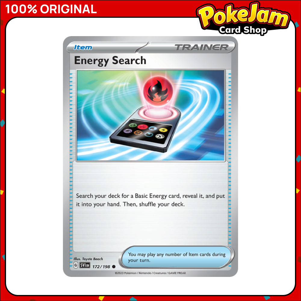 Energy Search 172/198 - Common - Scarlet & Violet - Pokemon Card