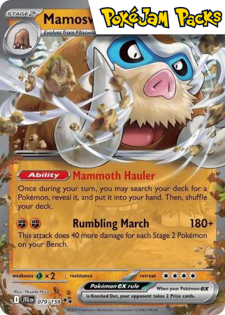 Mamoswine ex - 079/159 - Ultra Rare - Journey Together - Pokemon TCG