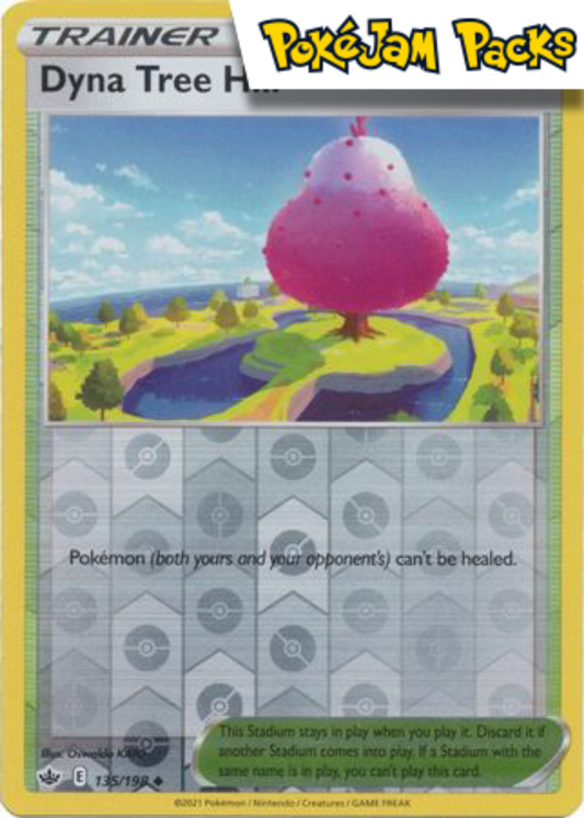 Dyna Tree Hill - 135/198 - Uncommon Reverse Holo - Chilling Reign - Pokemon TCG