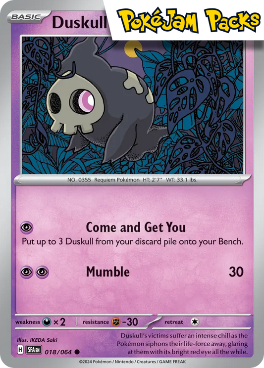 Duskull - 018/064 - Common - Shrouded Fable - Pokemon TCG