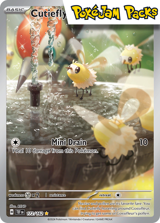 Cutiefly - 172/162 - Illustration Rare - Temporal Forces - Pokemon TCG