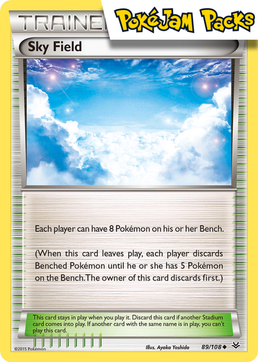 Sky Field - 89/108 - Uncommon - Roaring Skies - Pokemon TCG