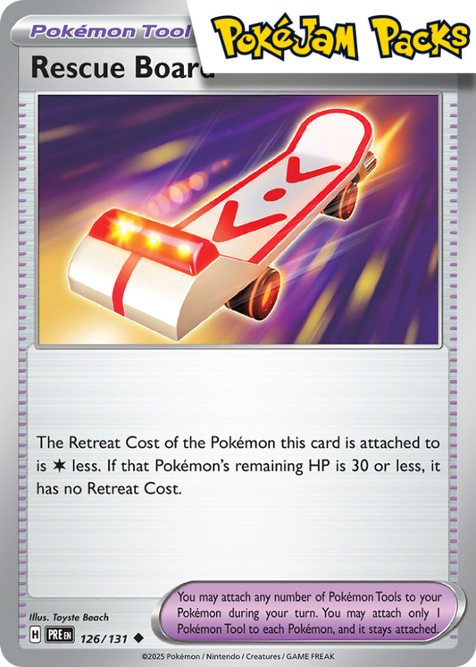 Rescue Board - 126/131 - Uncommon - Prismatic Evolutions - Pokemon TCG