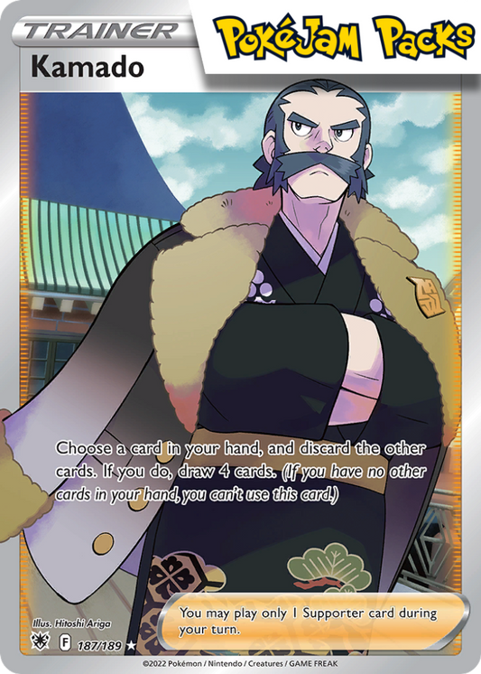 Kamado - 187/189 - Full Art Ultra Rare - Astral Radiance - Pokemon TCG