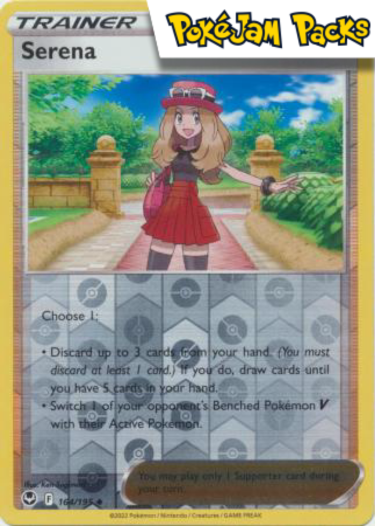 Serena - 164/195 - Uncommon Reverse Holo - Silver Tempest - Pokemon TCG