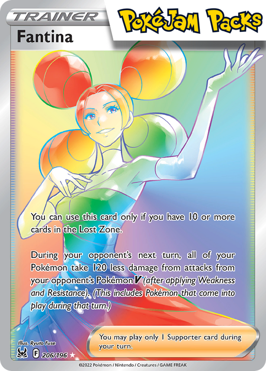 Fantina - 206/196 - Hyper Rare - Lost Origin - Pokemon TCG