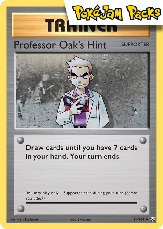 Professor Oak's Hint - 84/108 - Uncommon - Evolutions - Pokemon TCG