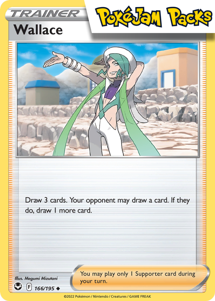 Wallace - 166/195 - Uncommon - Silver Tempest - Pokemon TCG