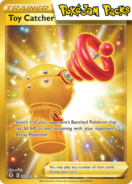 Toy Catcher - 233/203 - Secret Rare - Evolving Skies - Pokemon TCG