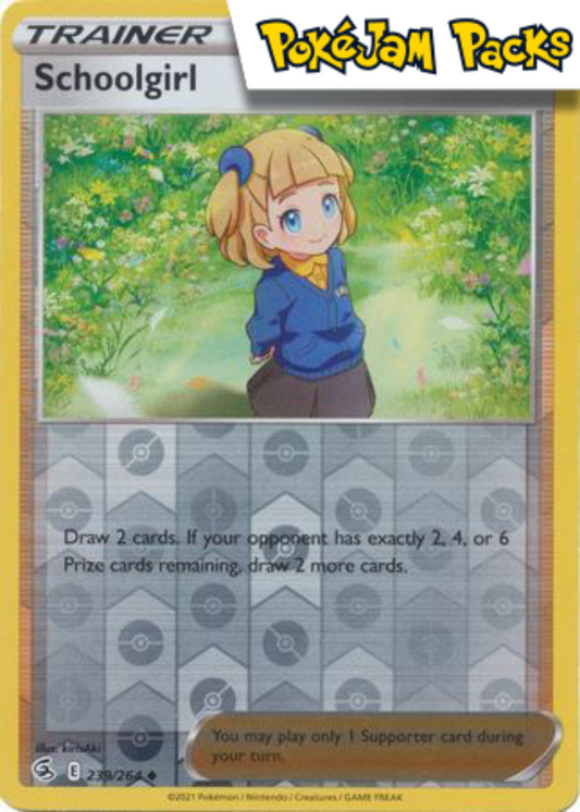Schoolgirl - 239/264 - Uncommon Reverse Holo - Fusion Strike - Pokemon TCG