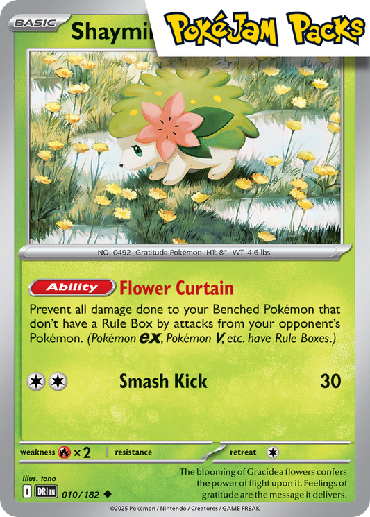 Shaymin - 010/182 - Uncommon - Destined Rivals - Pokemon TCG