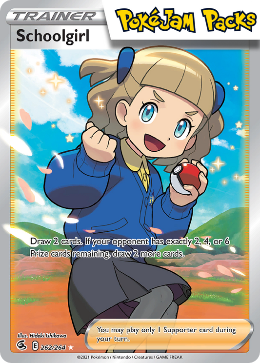 Schoolgirl - 262/264 - Full Art Ultra Rare - Fusion Strike - Pokemon TCG