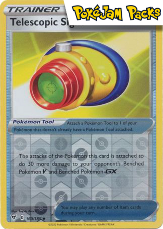 Telescopic Sight - 160/185 - Uncommon Reverse Holo - Vivid Voltage - Pokemon TCG