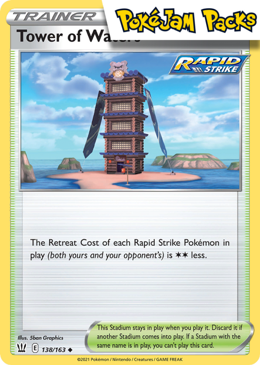 Tower of Waters - 138/163 - Uncommon - Battle Styles - Pokemon TCG