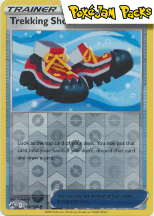 Trekking Shoes - 145/159 - Uncommon Reverse Holo - Crown Zenith - Pokemon TCG
