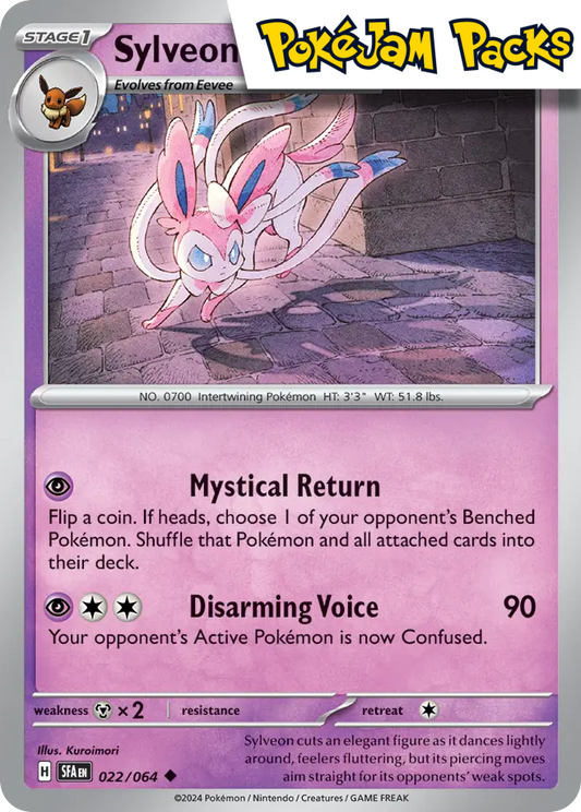 Sylveon - 022/064 - Uncommon - Shrouded Fable - Pokemon TCG