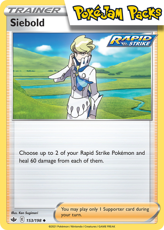 Siebold - 153/198 - Uncommon - Chilling Reign - Pokemon TCG