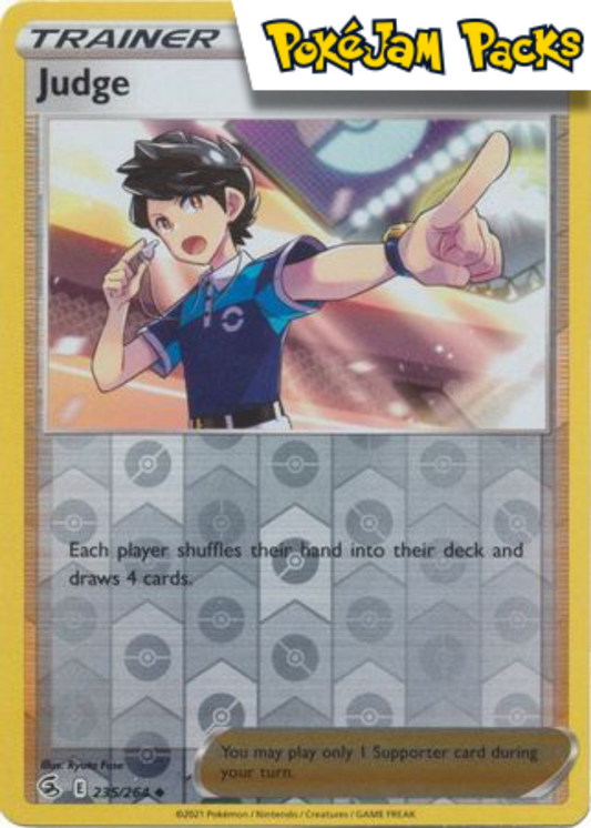 Judge - 235/264 - Uncommon Reverse Holo - Fusion Strike - Pokemon TCG