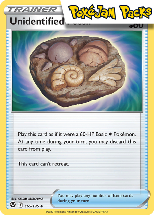 Unidentified Fossil - 165/195 - Uncommon - Silver Tempest - Pokemon TCG