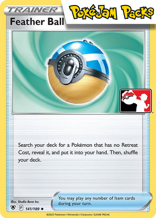 Feather Ball (Prize Pack Series) - 141/189 - Holo Uncommon - Astral Radiance - Pokemon TCG
