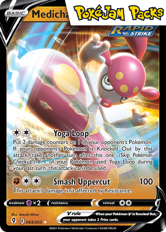 Medicham V - 083/203 - Ultra Rare - Evolving Skies - Pokemon TCG