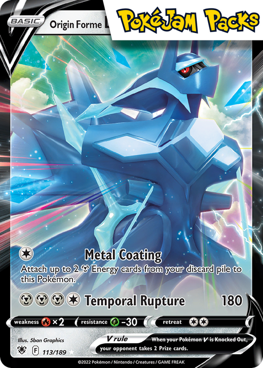 Origin Forme Dialga V - 113/189 - Ultra Rare - Astral Radiance - Pokemon TCG